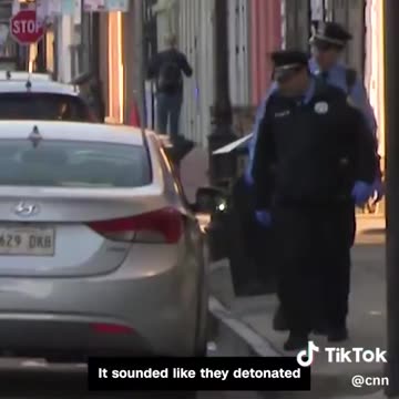 New Orleans terror police detonating packages
