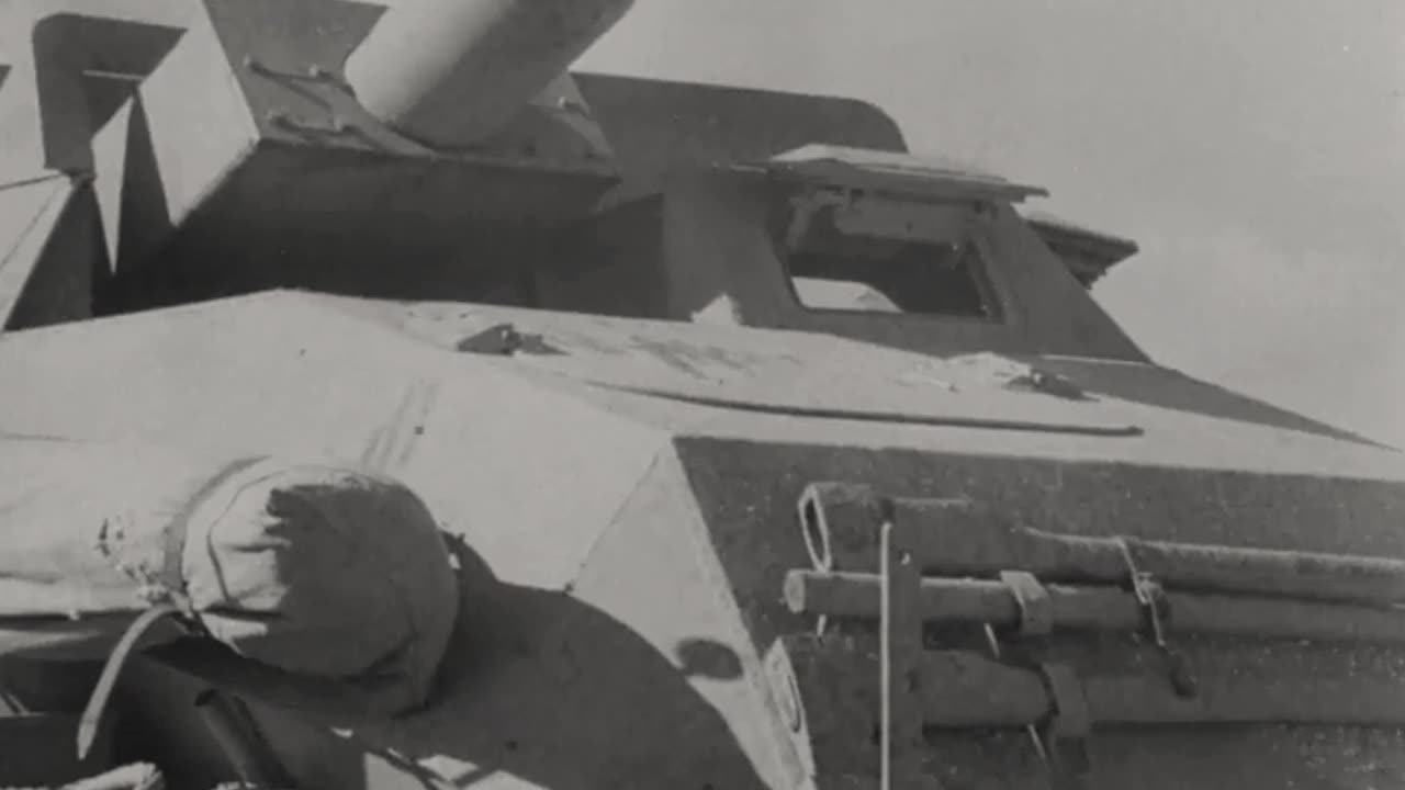 Sd. Kfz. 233 "Stummel" 8x8 reconnaissance support variant in Tunisia circa 1943