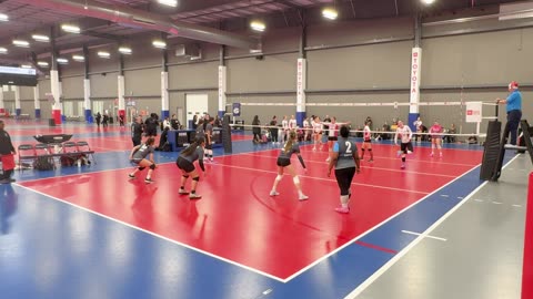 2024 Jolley Volley. Gold Bracket Finals vs AZ Rebels Set 2 of 3