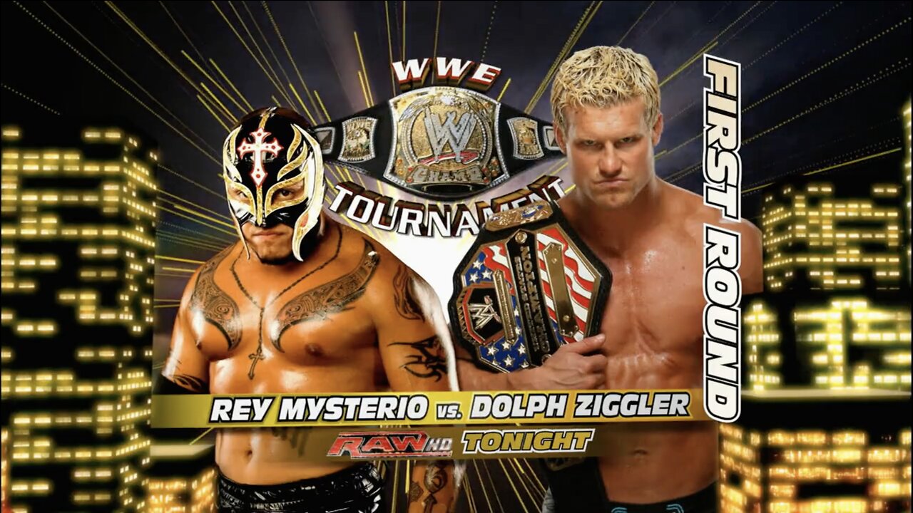 Rey Mysterio vs Dolph Ziggler - WWE Championship Tournament Round 1 (Full Match)