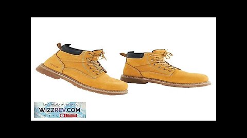 Steel Toe Work Boots US Size 8 Waterproof for Men Slip-Resistant Review