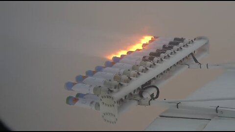 Airplane Releasing Chemtrails
