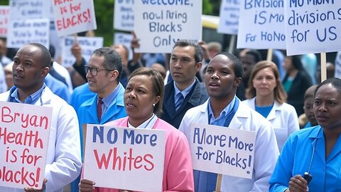 Black Doctors and Nurses Demand Discrimination Against Whites in Omaha - Hypocrisy on Howard Street