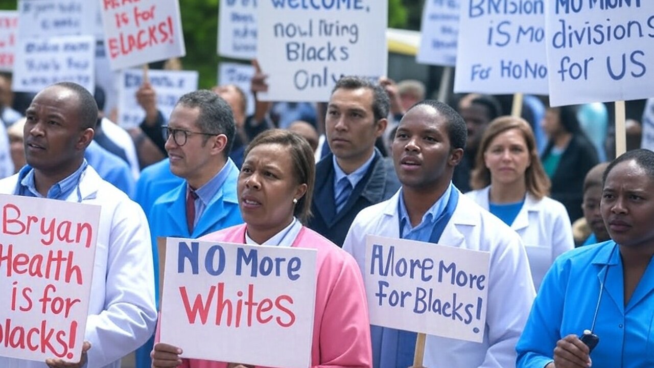 Black Doctors and Nurses Demand Discrimination Against Whites in Omaha - Hypocrisy on Howard Street