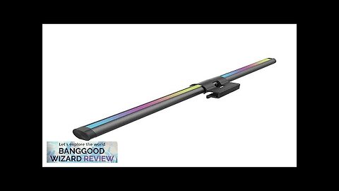 USB Computer Monitor Light Bar 2700K-7500K Dimming Screen Hanging RGB Atmosphere Fill Review