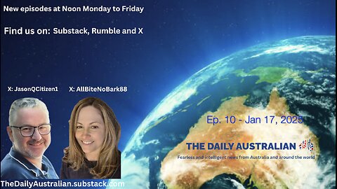 The Daily Australian Radio Show - Friday January 17th, 2025