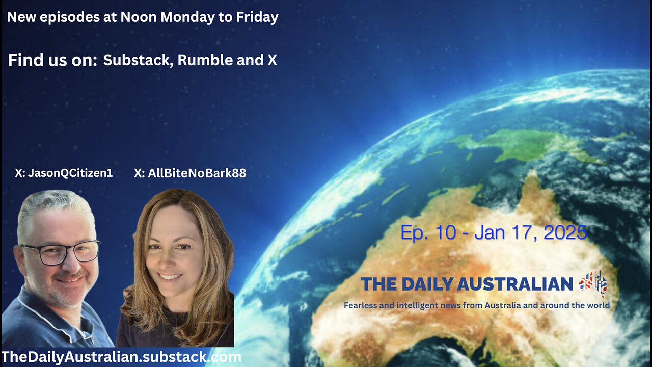 The Daily Australian Radio Show - Friday January 17th, 2025