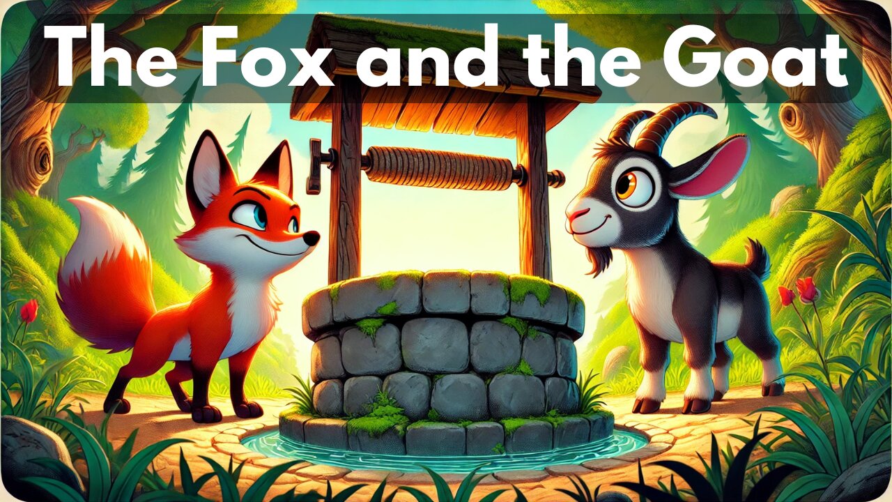 The Fox and the Goat: A Moral Story About Trust and Wisdom | Kids Bedtime Stories