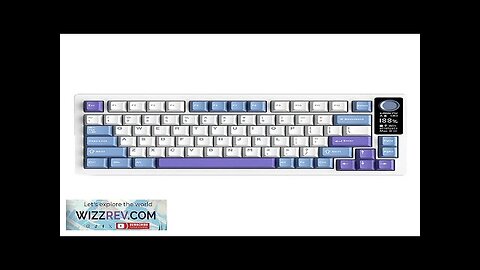 LANGTU LT75 Mechanical Gaming Keyboard with Color Display Screen 3-Mode 80 Keys Review