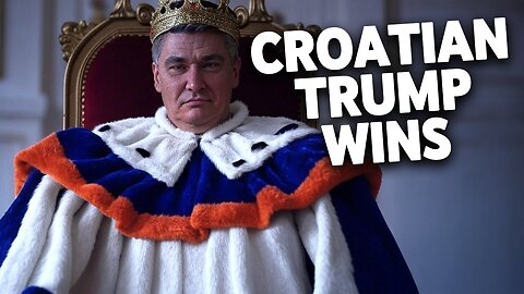 Zoran Milanović Croatian Trump wins the 1st round of the presidential elections!