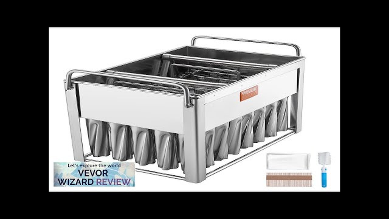 VEVOR Commercial Popsicle Molds 40PCS Cylindrical Ice Pop Molds Stainless Steel Review