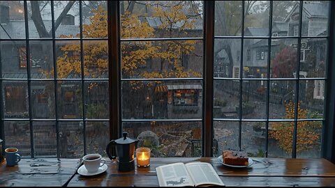 Soft Jazz Relaxing Music Cozy Autumn Coffee Shop Ambience