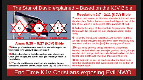 The Star of David explained – Based on the KJV Bible