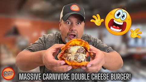 An Ultimate Carivore Diet Bacon Double Cheeseburger!