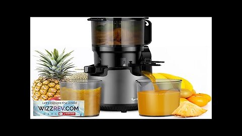 GDOR Cold Press Juicer Machines 5.3" Extra Feed Chute Masticating Juicer Fit Review