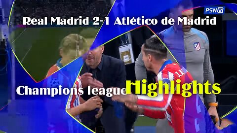 Real Madrid 2-1 Atlético de Madrid | Champions league Highlights | RayderMediaTV