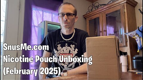 SnusMe.com Nicotine Pouch Unboxing (February 2025)