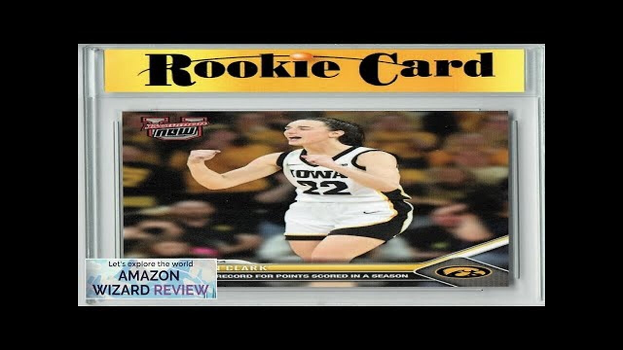 Certified Mint+ Caitlin Clark 2023-24 Bowman University Now #74 Rookie Card Iowa Review