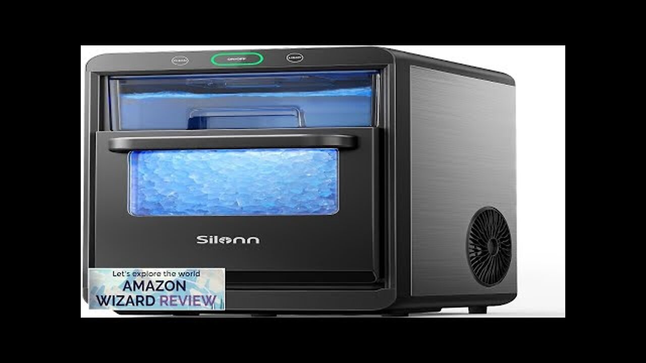 Nugget Ice Maker Countertop Silonn Pebble Ice Maker Machine Crushed Ice Review