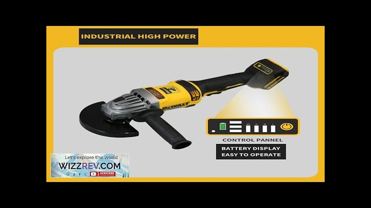 Dewalt DCG 100/125/150MM Impact Polishing Machine Cutting Machine Wireless DIY Woodworking Review