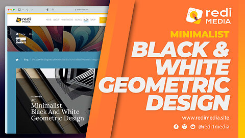 Discover the Elegance of Minimalist Black and White Geometric Designs