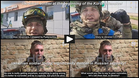 Ukrainian soldier ends his Kursk campaign in Russian captivity