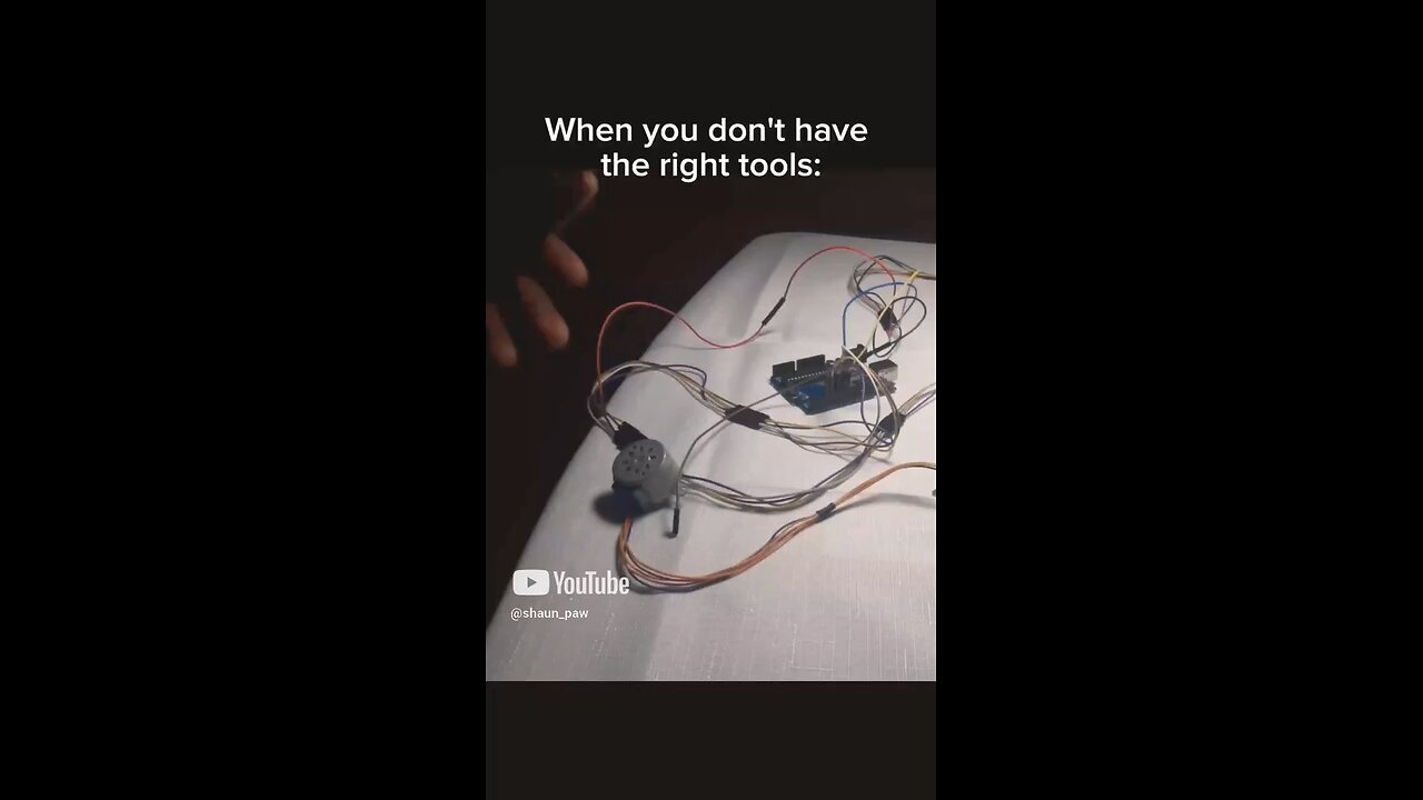 When you don’t have the right tools: