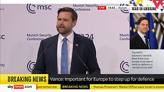 Oh Hell Yeah! JD Vance Pulls ZERO Punches ROASTING ALL Of Europe At Munich Security Conference