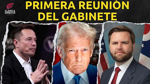 EN VIVO: El presidente Trump participa en la primera reunión del gabinete, junto a Elon Musk