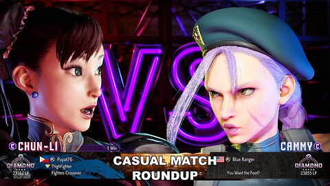 Kuya Kalbo SF6 Casual Match Roundup. Chun Li 4 star Diamond Rank [Hori Fight Stick]