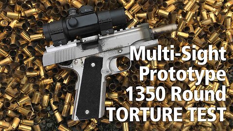 1,350 Round Torture Test of the Multi-Sight 1911 prototype