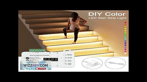 Intelligent Motion Sensor Stair Light Smart Controller 10 20 32 40 Steps Review