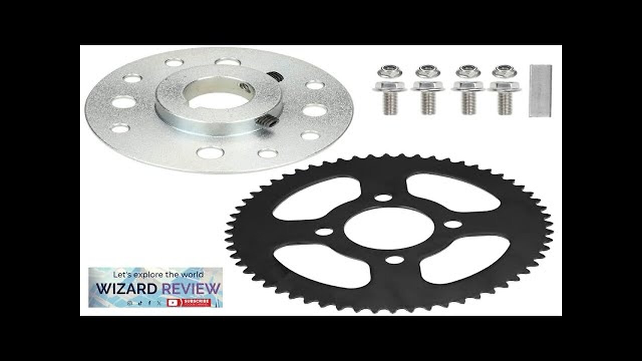 YOXUFA Go Kart Sprocket Hub 1" Bore 1/4" Keyway Hardware Kit Review