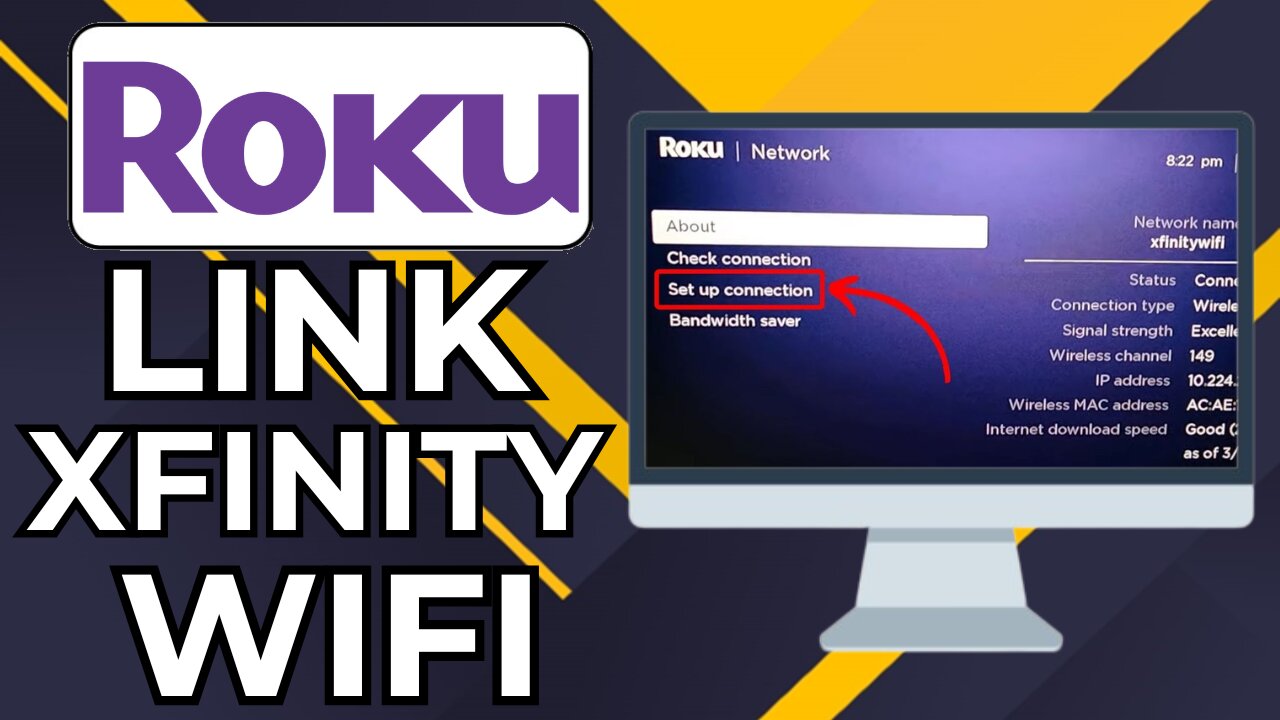 HOW TO CONNECT ROKU TV TO XFINITY WIFI