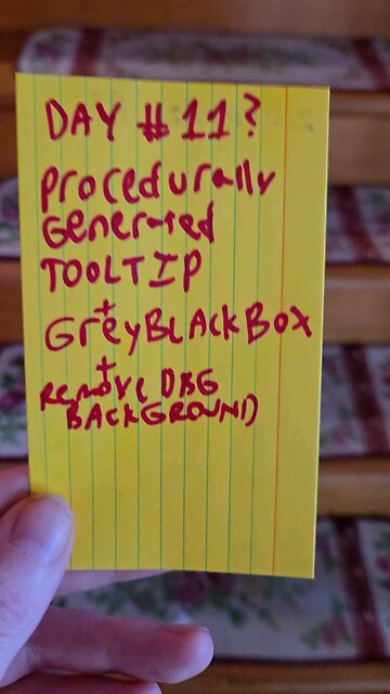 Tooltips Day #11 - Procedural Tooltips