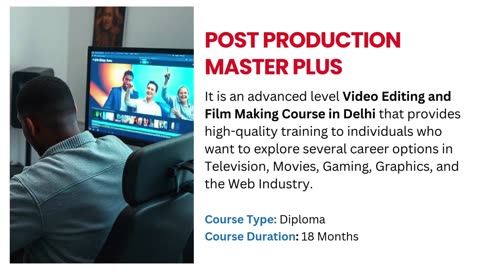 Important Course Modules in Video Editing Training in Delhi