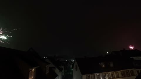 2025 New Year Fireworks Over Germany | Timelapse