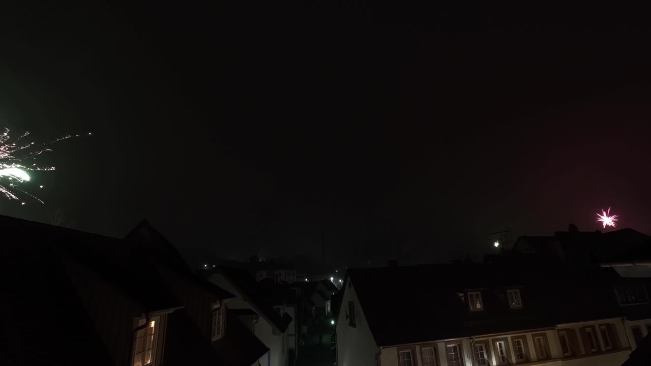 2025 New Year Fireworks Over Germany | Timelapse