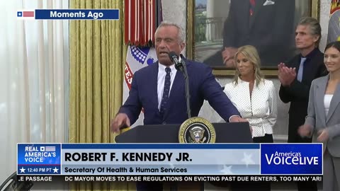 RFK Jr Delivers Remarks After Being Sworn In as HHS Secretary