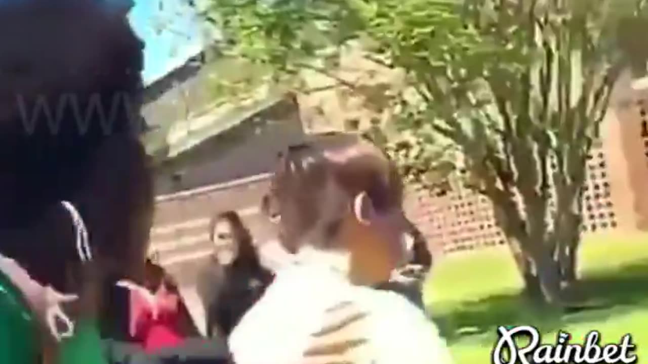 Girl sucker punches boy, boy fights back, KOs. INSTANT KARMA