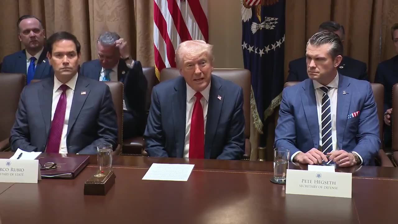 🚨🔥President Trump: "We want to balance the US budget.