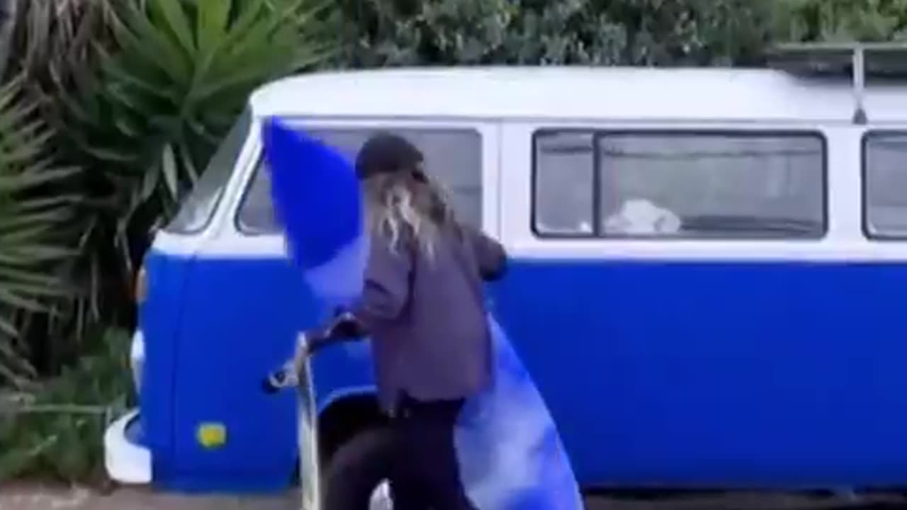Owner of the blue bus that what discovered completely untouched parked right in the...