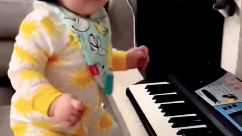 Cute baby dance