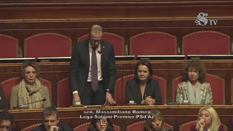 Romeo - Intervento in Senato (19.02.25)