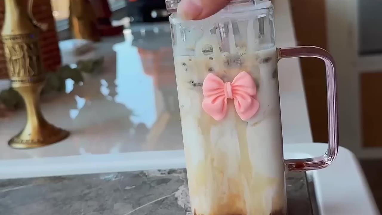 Coffee cube iced latte 🧊 #abirzkitchen #coffee