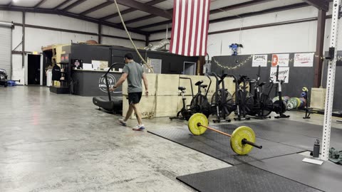 7xE3MOM 400m Run, 3 Power Snatch 115lbs