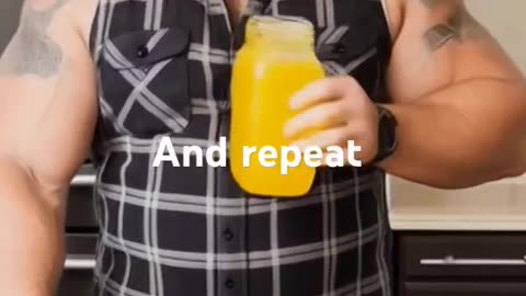 Drink 24 eggs, and curl heavy things