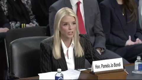 Pam Bondi defends Kash Patel during confirmation hearing