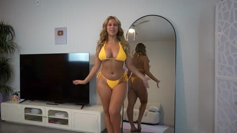 SHEIN Yellow Swimsuits, Bikinis, One Pieces Try On Haul 2024