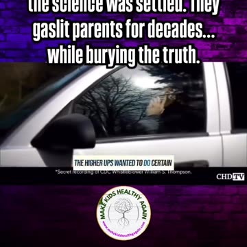 CDC Senior Scientists Admits MMR Vaccines Associated with Autism